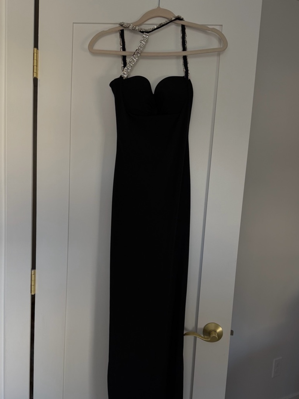 Label Nue One Shoulder Embellished Dress